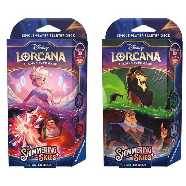 Disney Lorcana: Shimmering Skies (Chapter 5) - Starter Decks (Scar / Elsa)