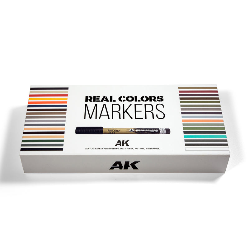 AK Interactive: Real Color Markers - Special Box (Full Set)