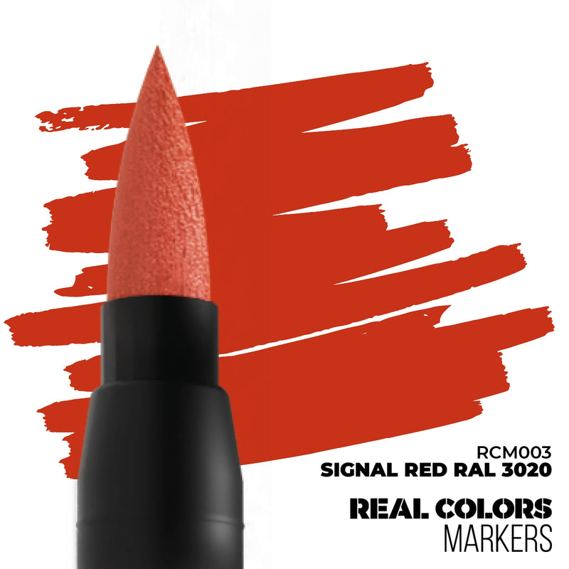 AK Interactive: Real Color Markers - Signal Red RAL 3020