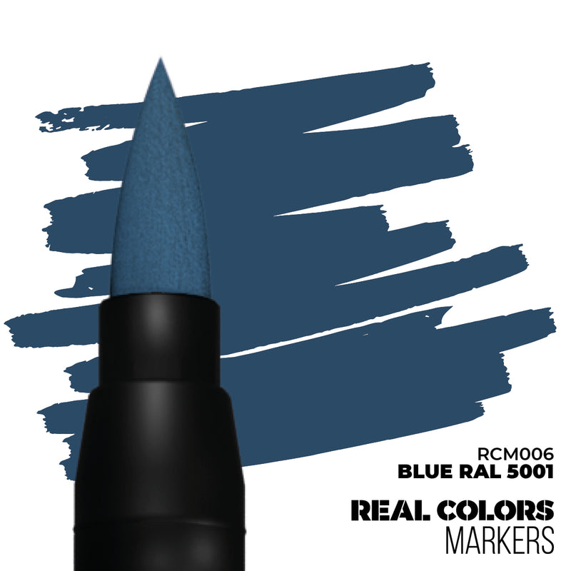 AK Interactive: Real Color Markers - Blue RAL 5001