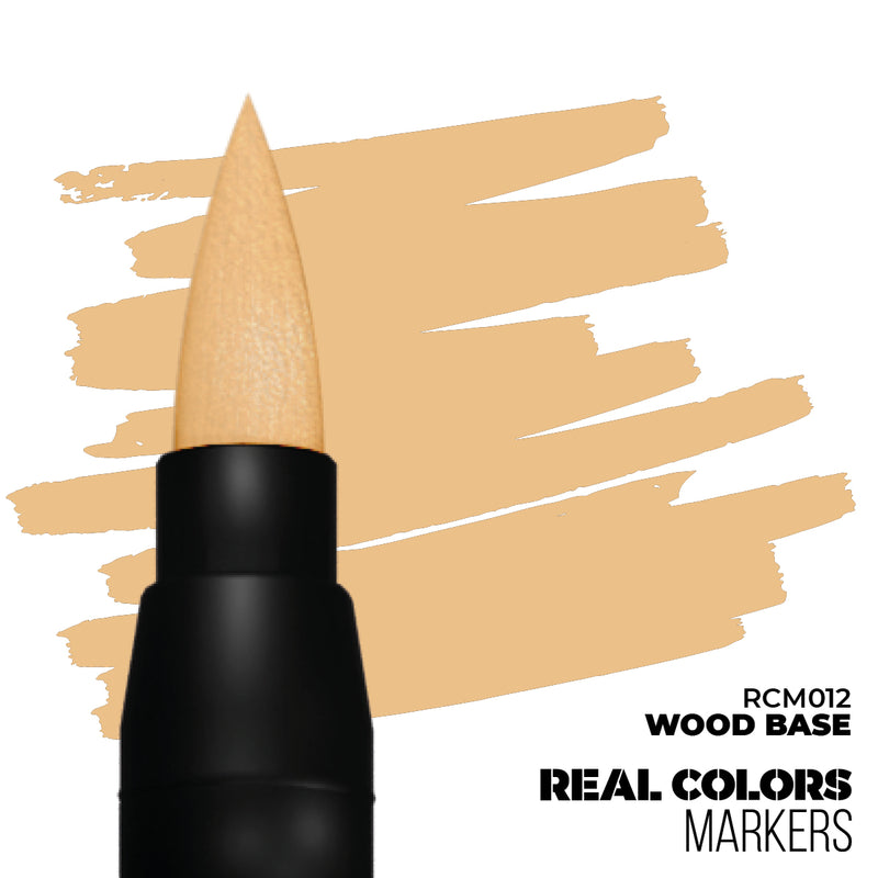 AK Interactive: Real Color Markers - Wood Base