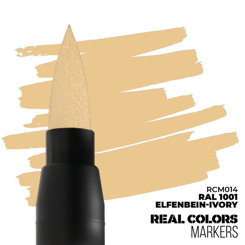 AK Interactive: Real Color Markers - RAL 1001 Elfenbein-Ivory