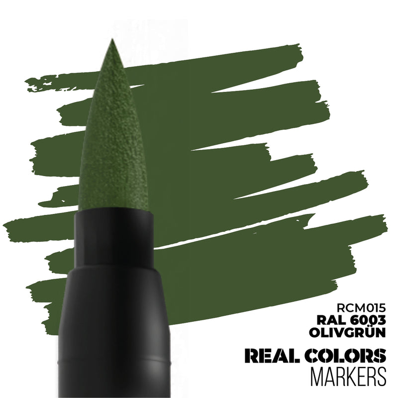 AK Interactive: Real Color Markers - RAL 6003 Olivgrun