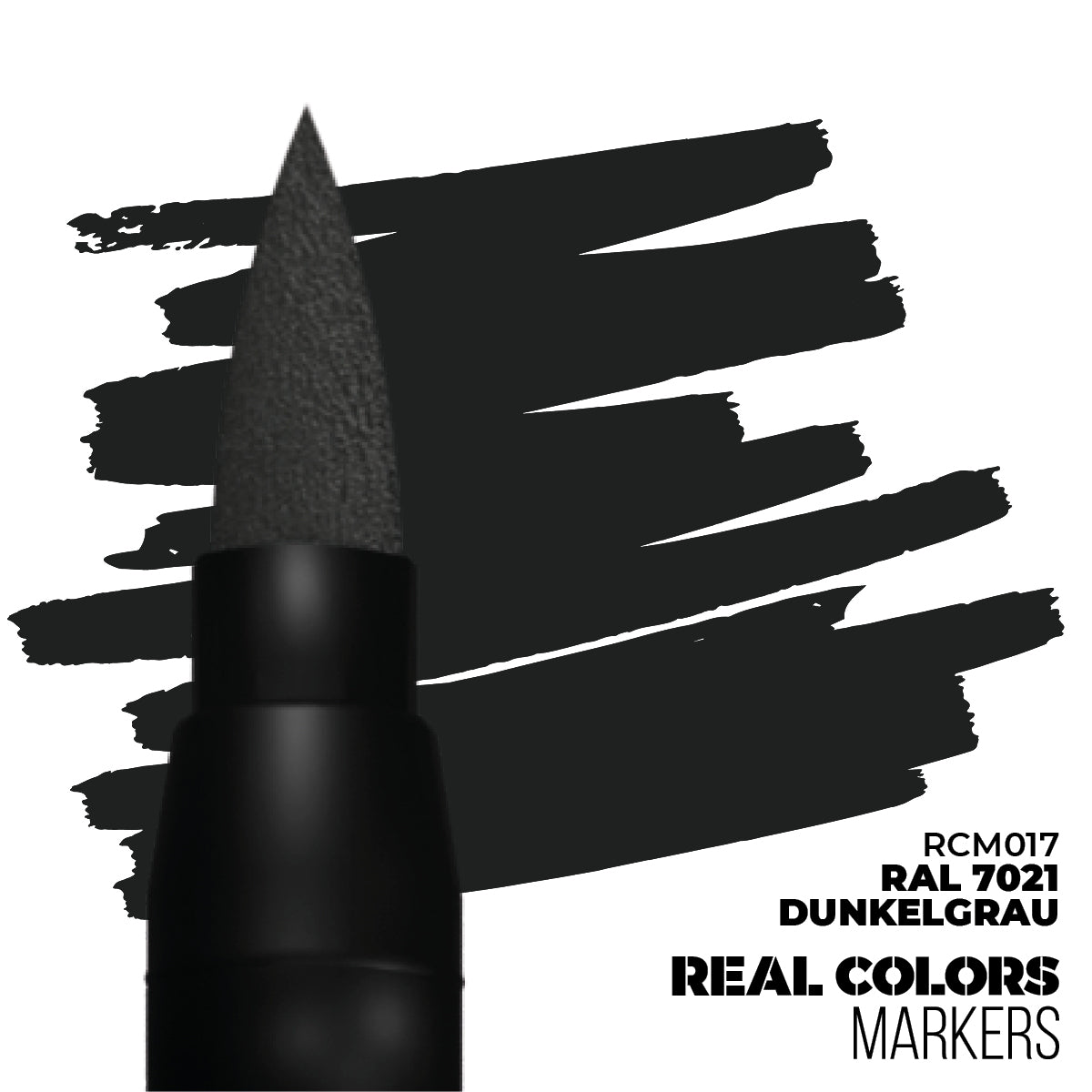 AK Interactive: Real Color Markers - RAL 7021 Dunkelgrau