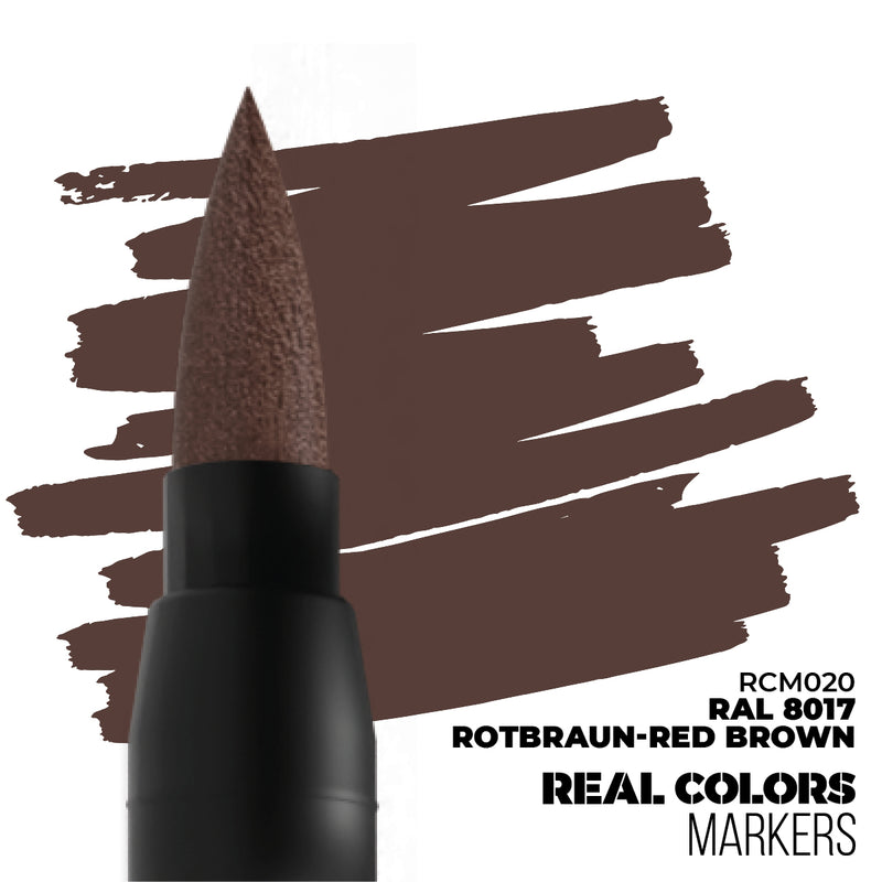 AK Interactive: Real Color Markers - RAL 8017 Rotbraun-Red Brown