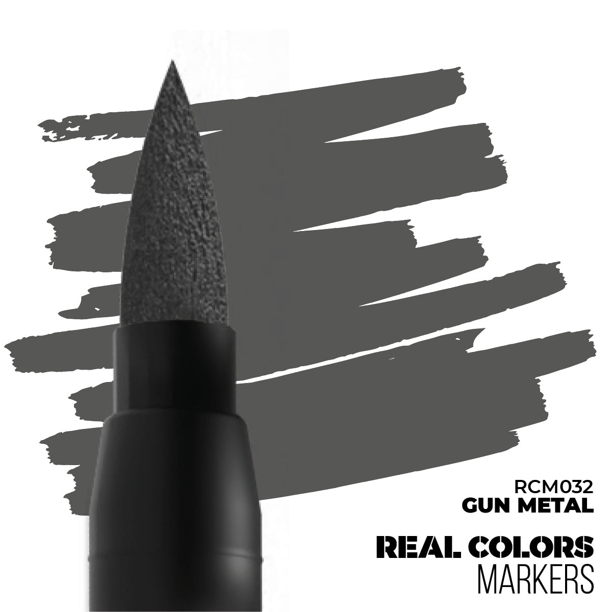 AK Interactive: Real Color Markers - Gun Metal