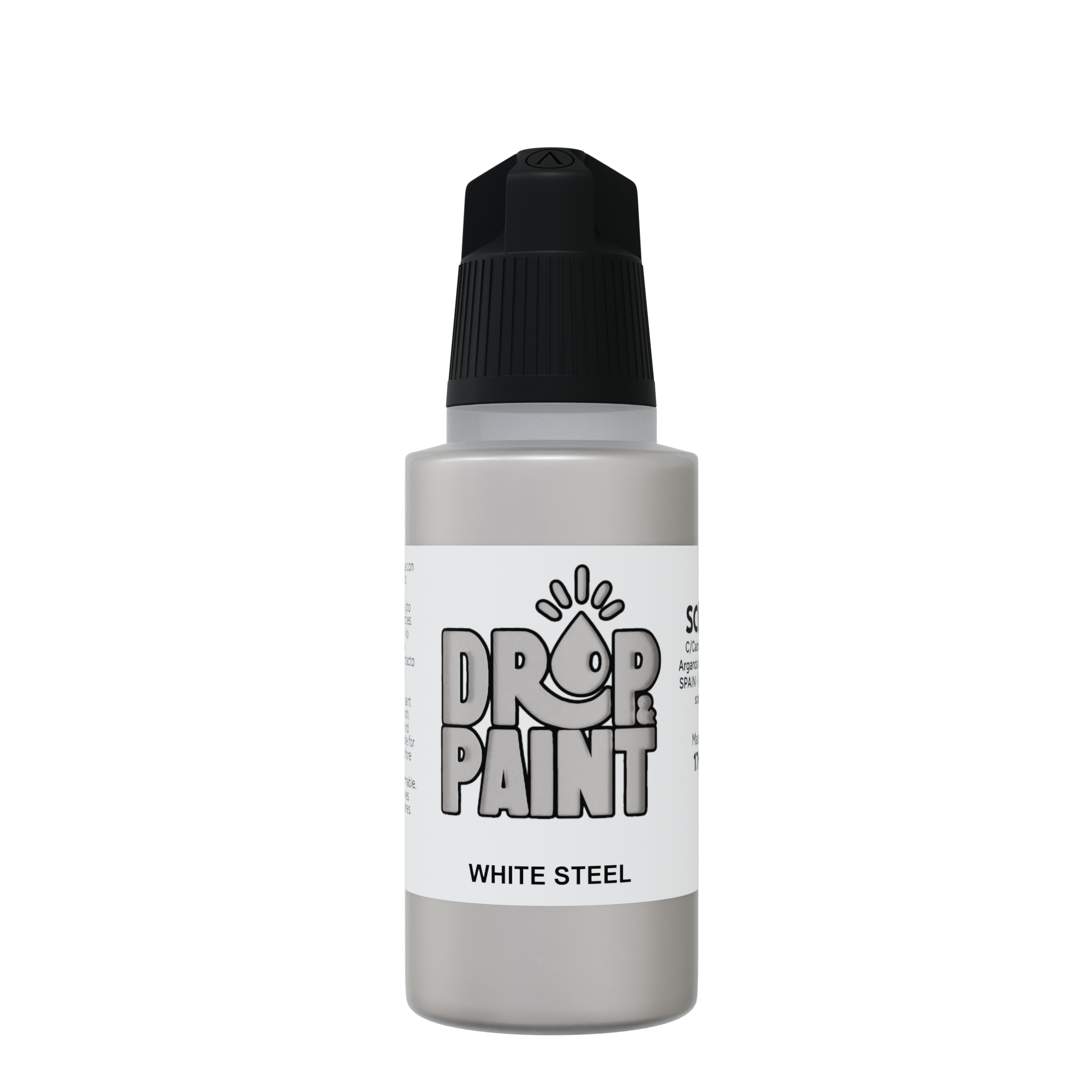 Drop & Paint: White Steel