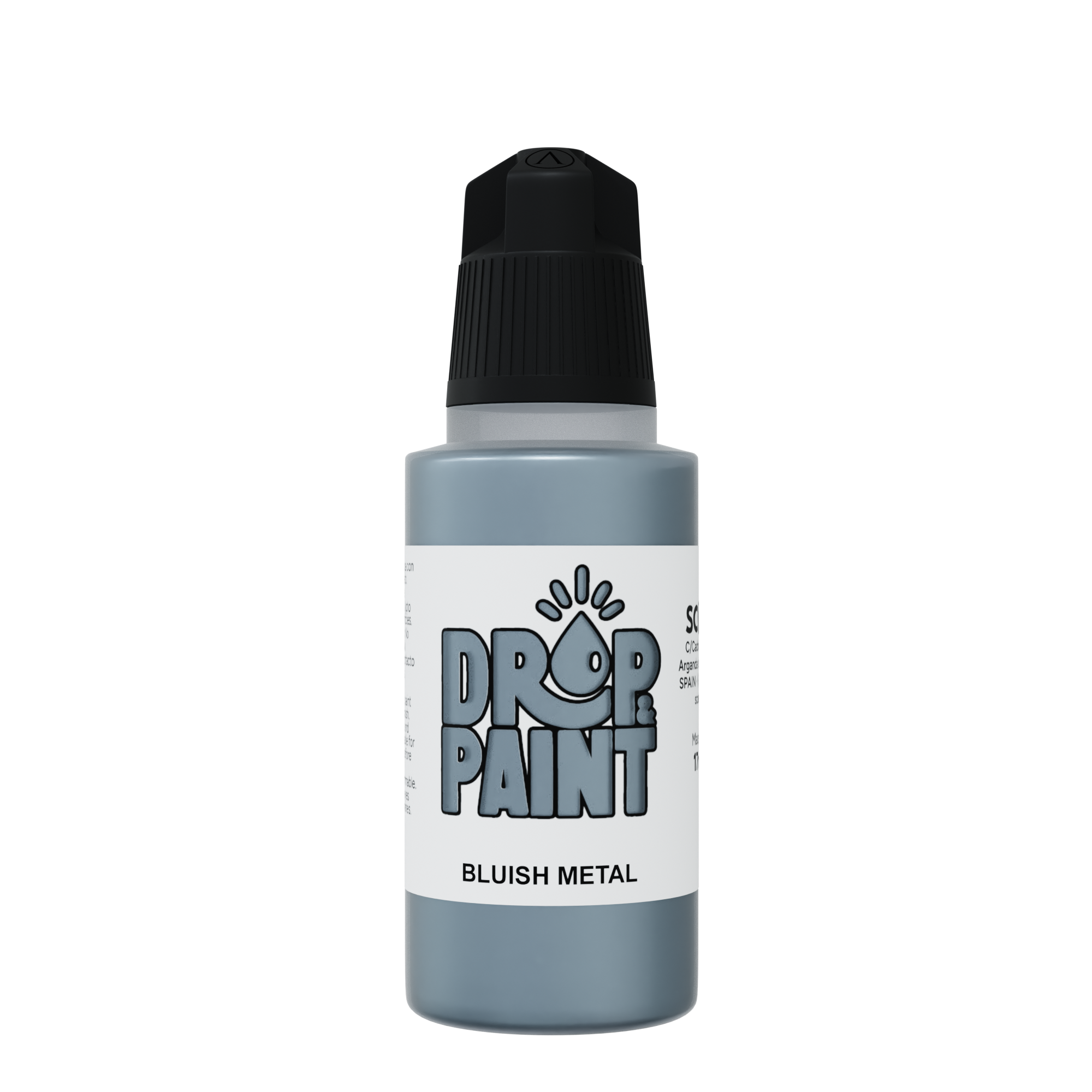 Drop & Paint: Bluish Metal