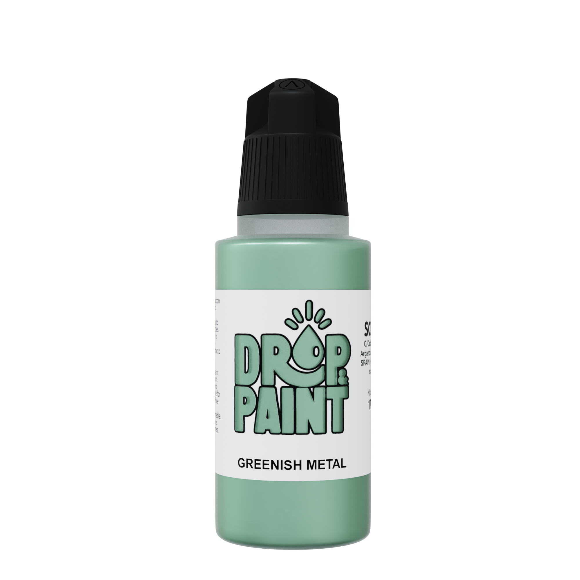 Drop & Paint: Greenish Metal