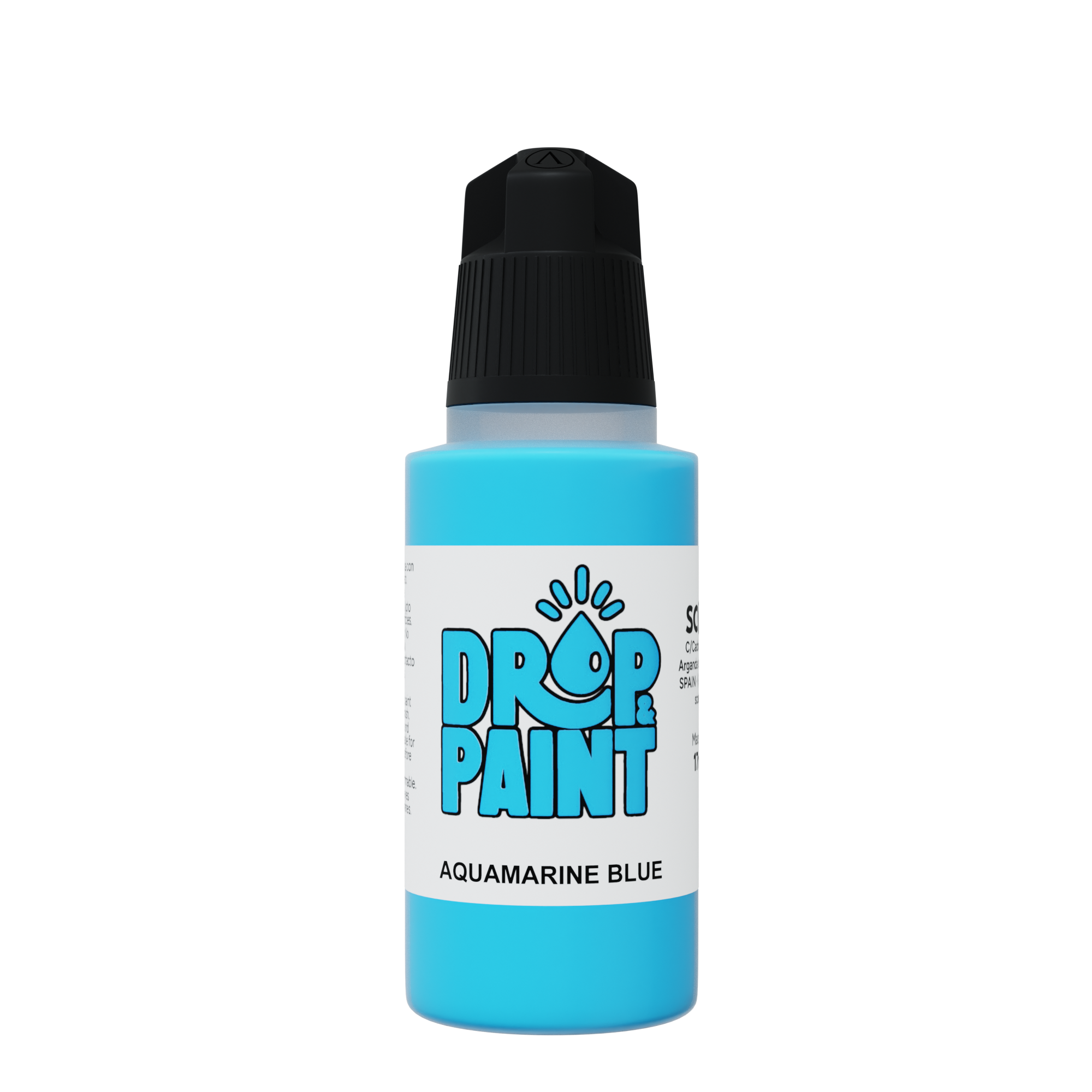 Drop & Paint: Aquamarine Blue