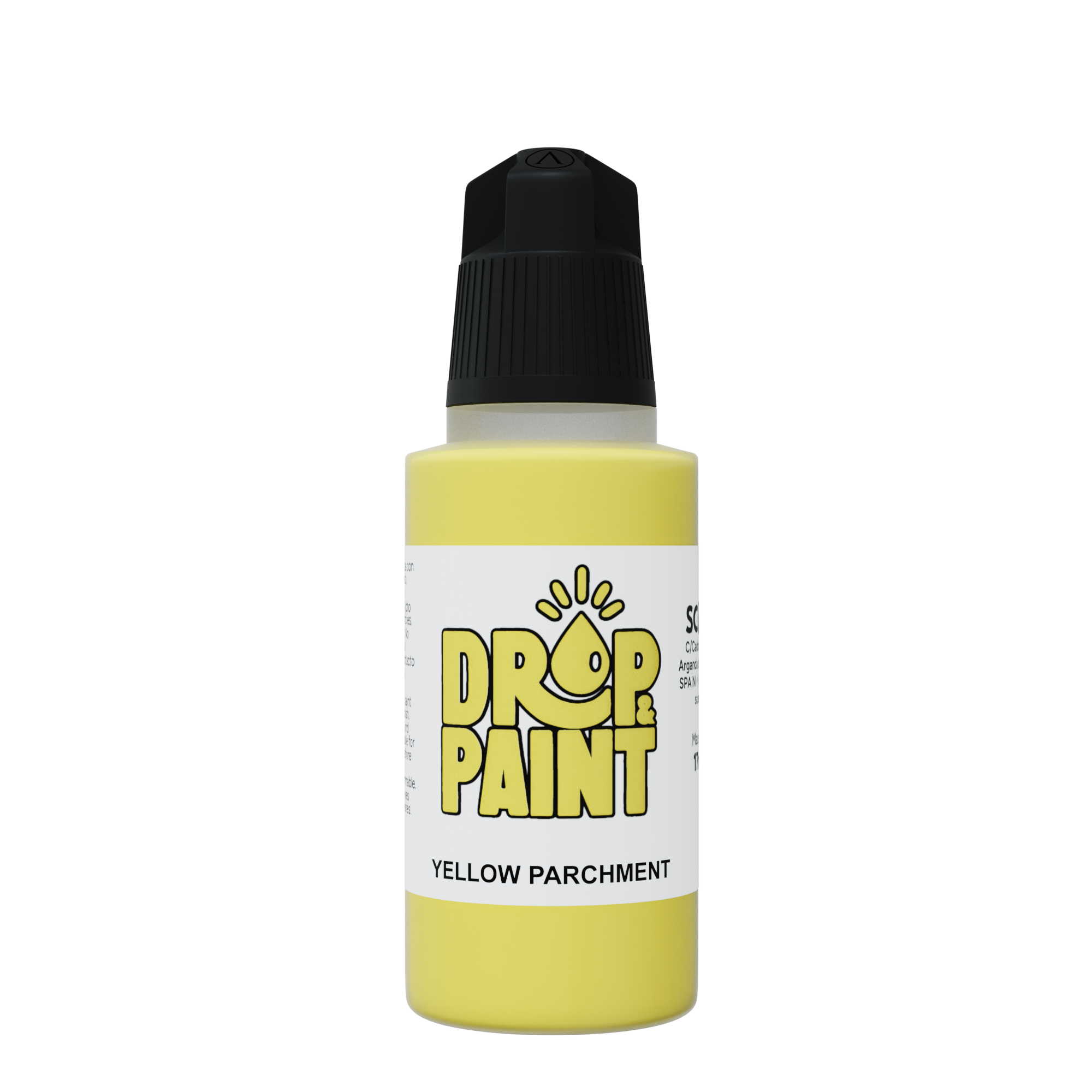 Drop & Paint: Yellow Parchment