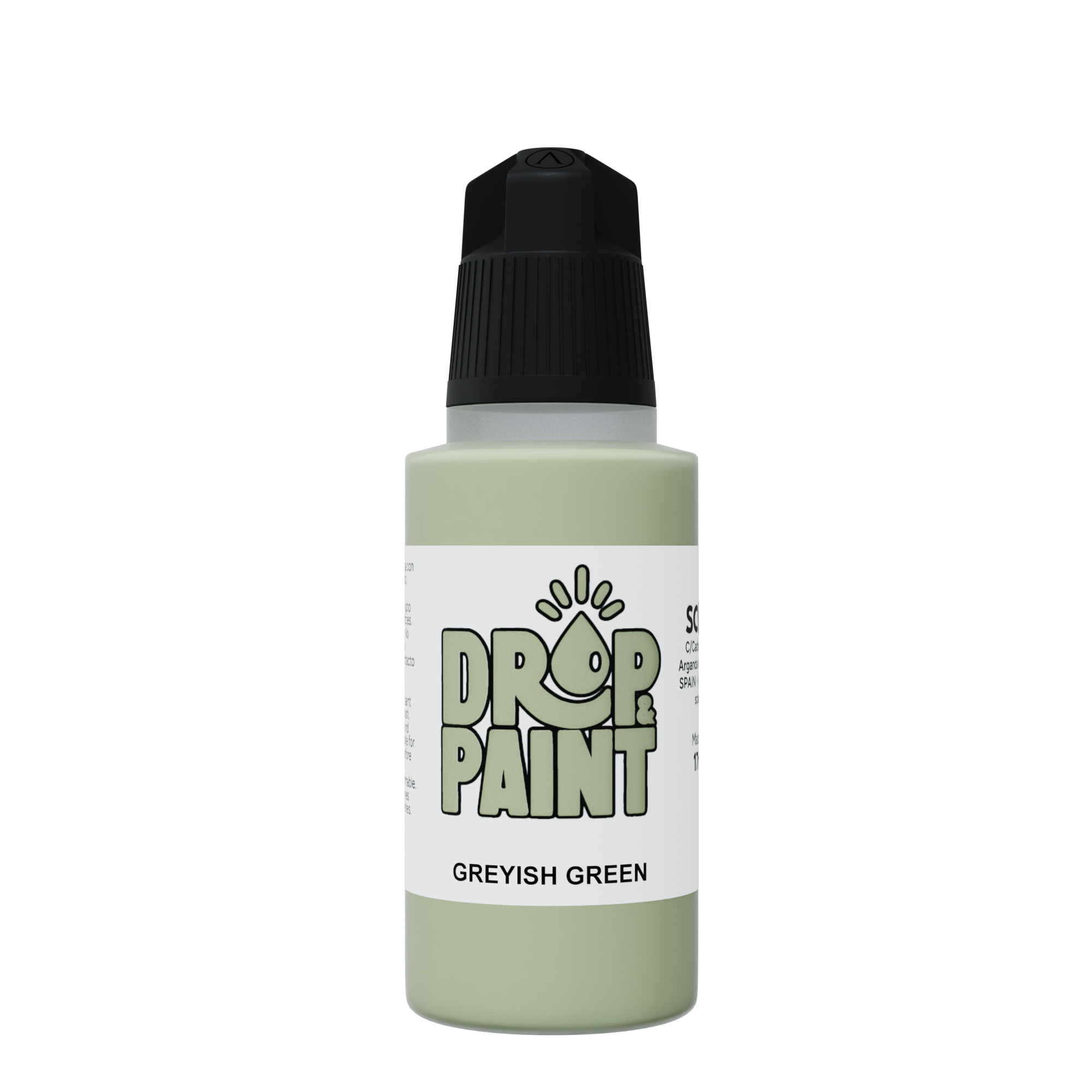 Drop & Paint: Greyish Green