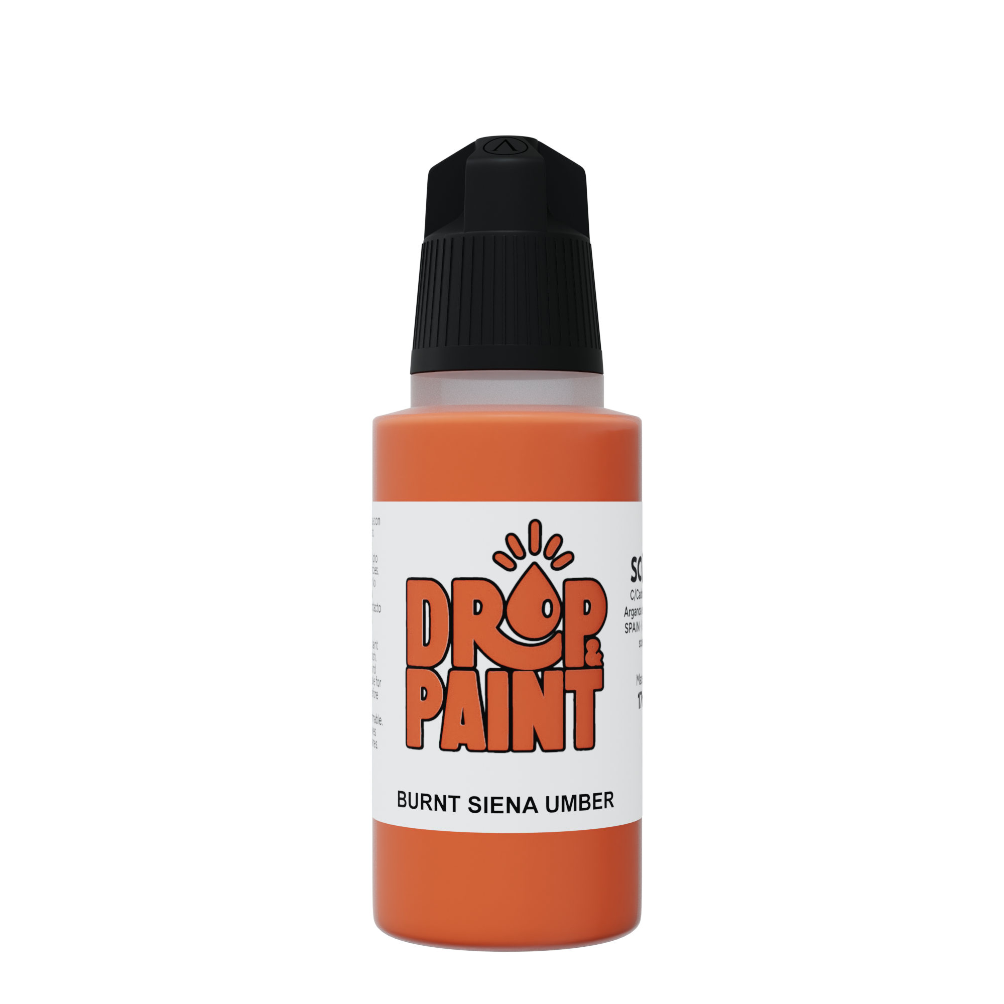 Drop & Paint: Burnt Sienna Umber
