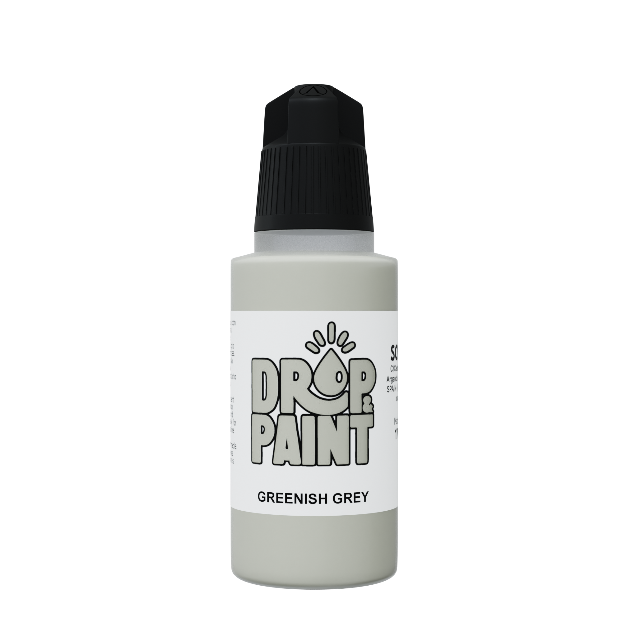 Drop & Paint: Greenish Grey