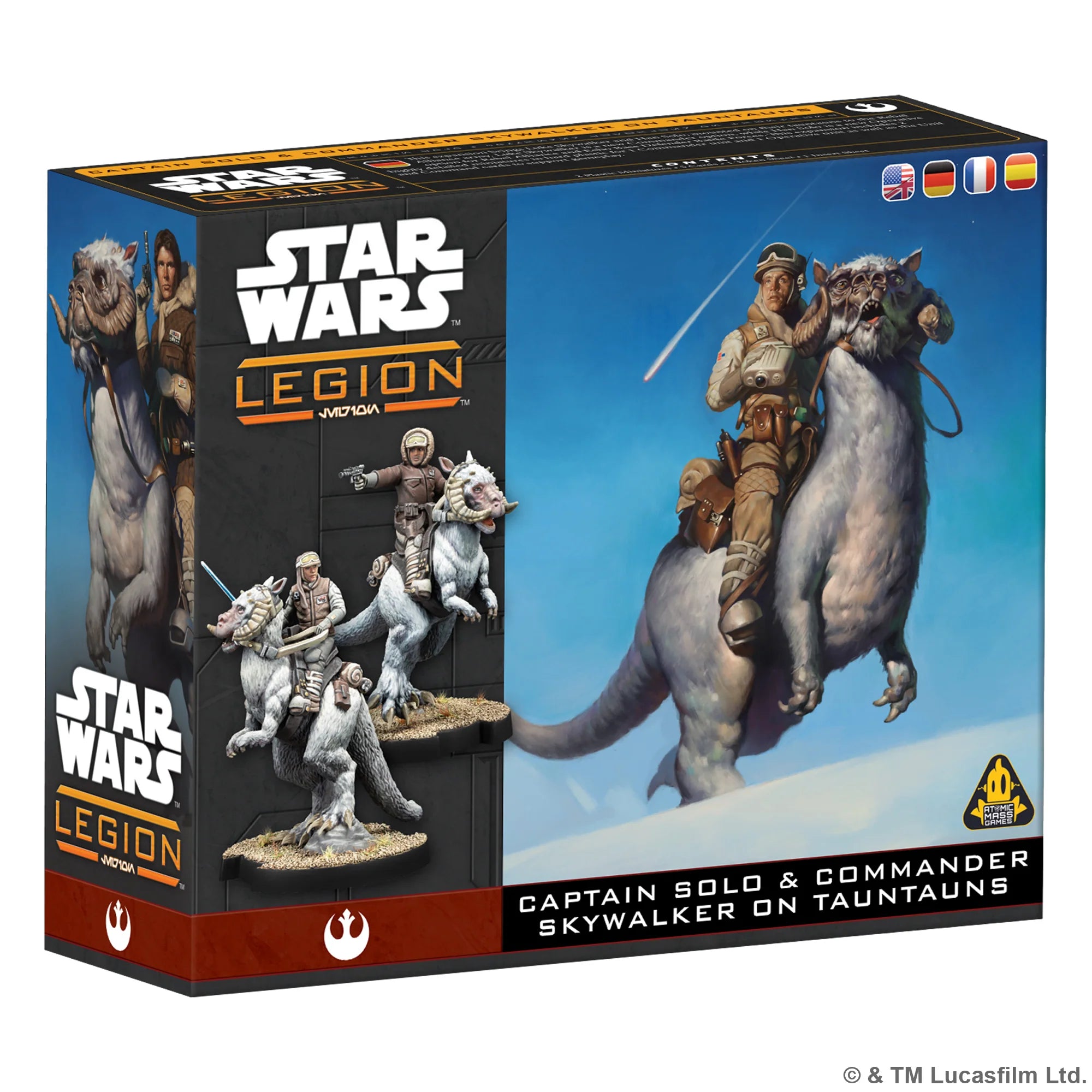 Star Wars Legion: Captain Solo & Commander Skywalker on Tauntuns