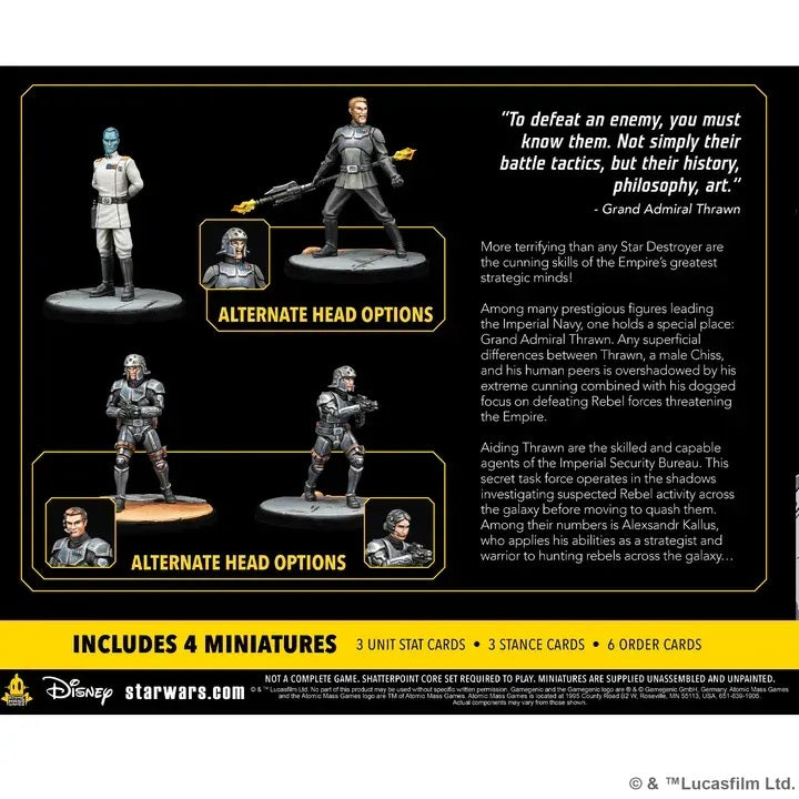 Star Wars Shatterpoint: Not Accepting Surrenders Squad Pack (Grand Admiral Thrawn Squad Pack)