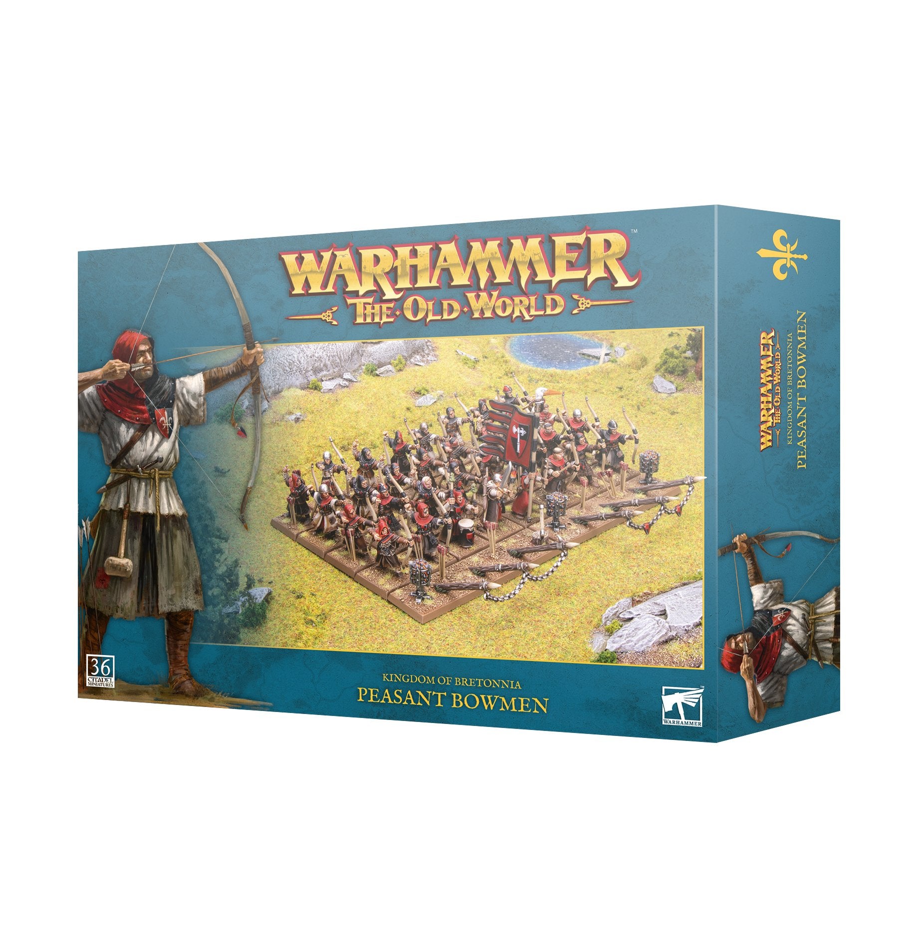 games workshop kingdom of bretonnia peasant bowmen