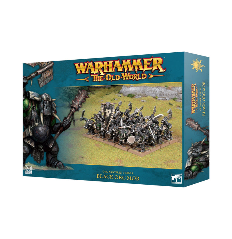 games workshop orc  goblin tribes black orc mob