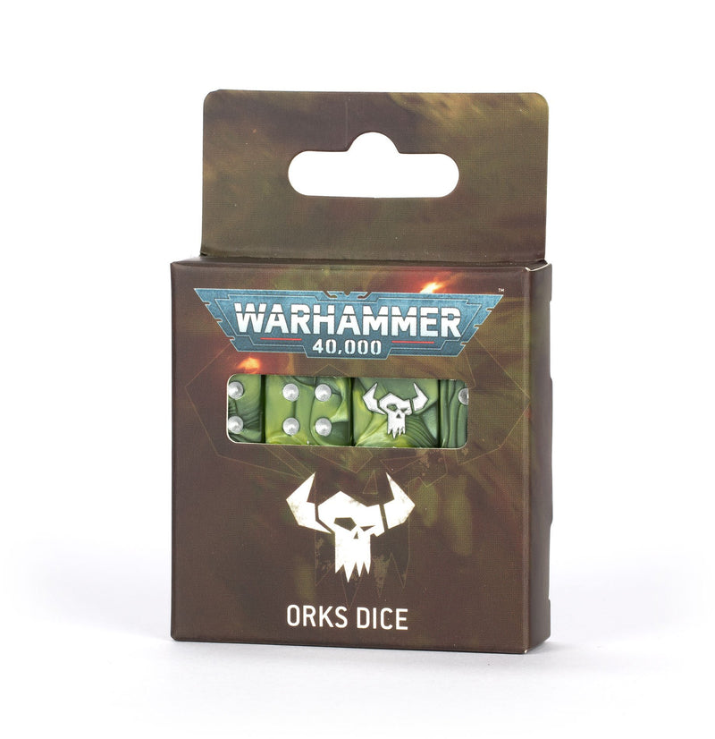 games workshop warhammer 40000 orks dice