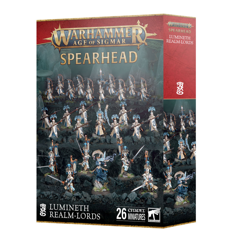 games workshop spearhead lumineth realmlords