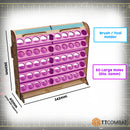 TTCombat - Paint Rack 50 (Dropper Bottles)