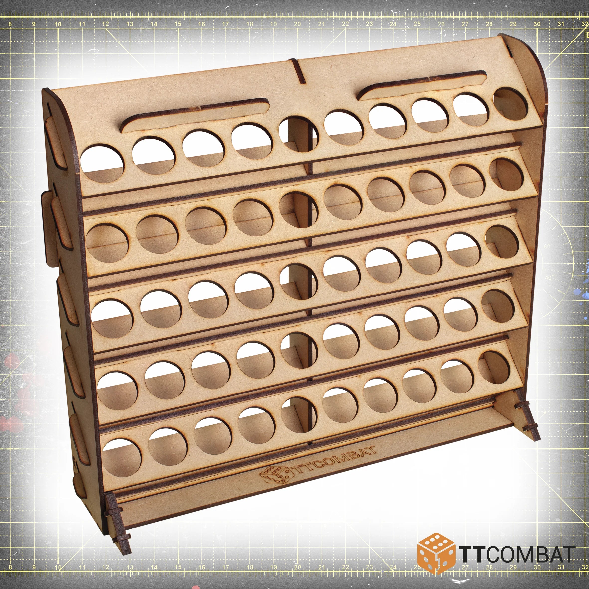 TTCombat - Paint Rack 50 (Dropper Bottles)