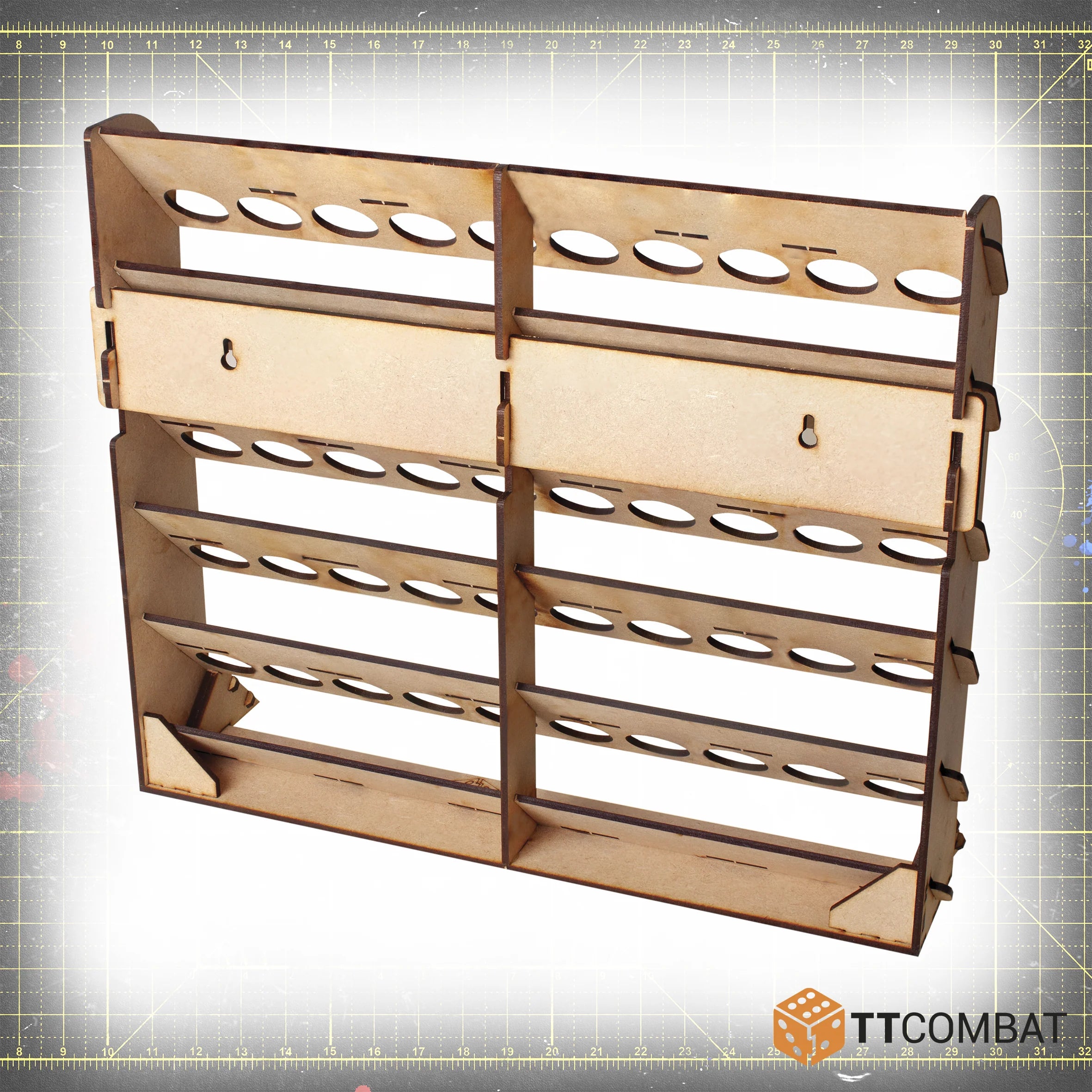 TTCombat - Paint Rack 50 (Dropper Bottles)