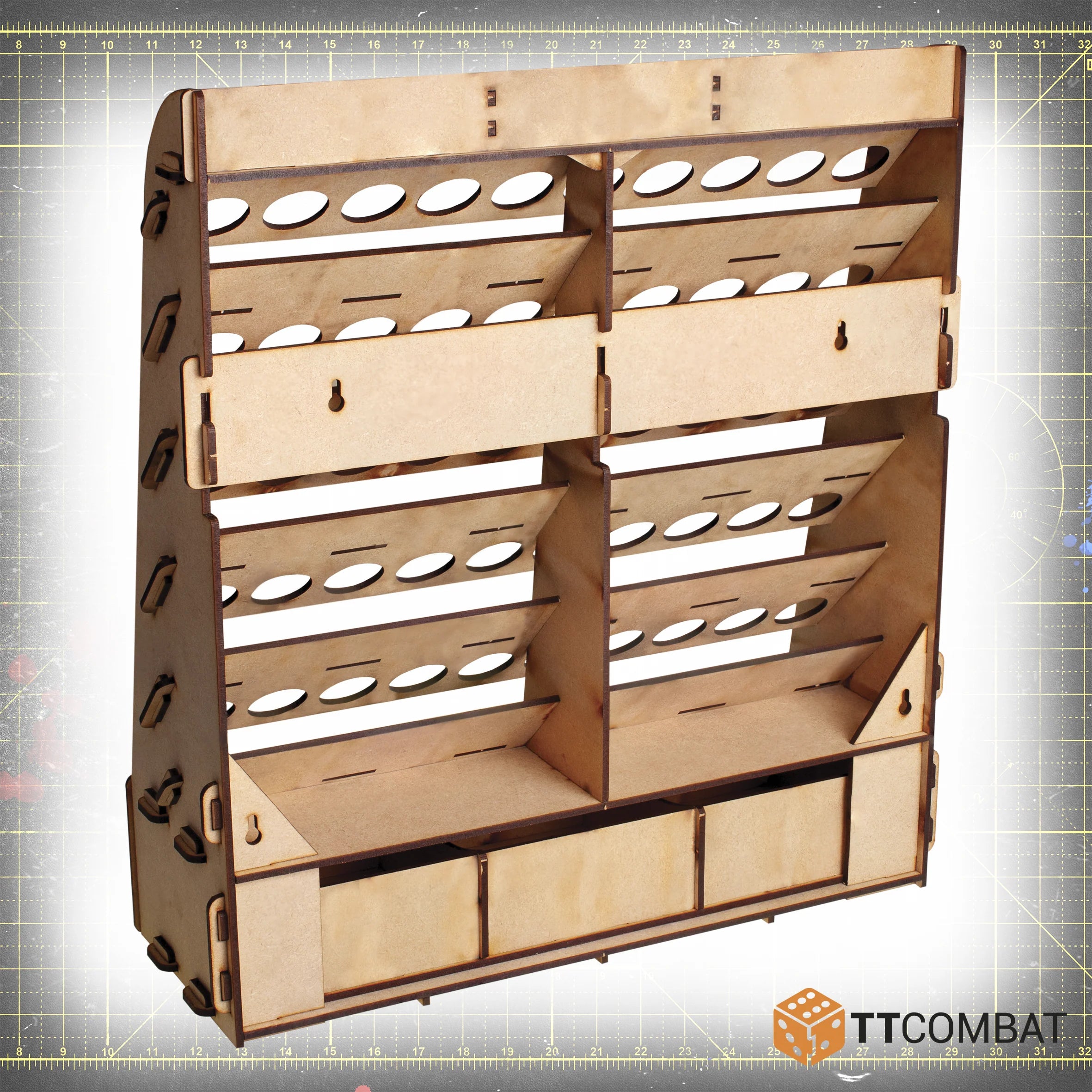 TTCombat - Drawer + Paint Rack 50 (Dropper Bottles)