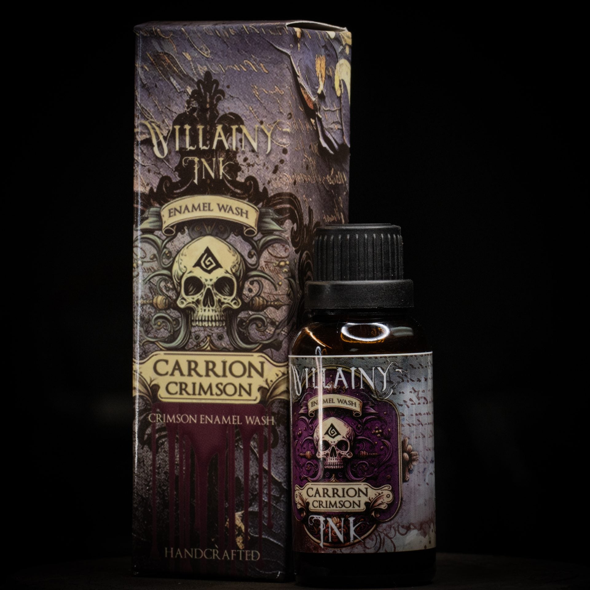 Villainy Inks: Carrion Crimson – Enamel Wash