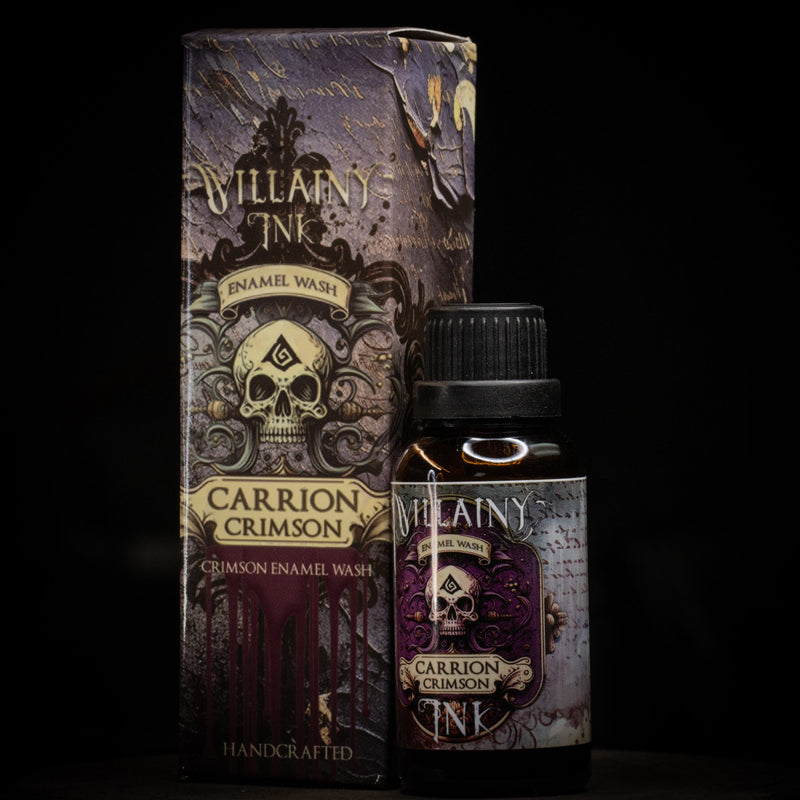 Villainy Inks: Carrion Crimson – Enamel Wash