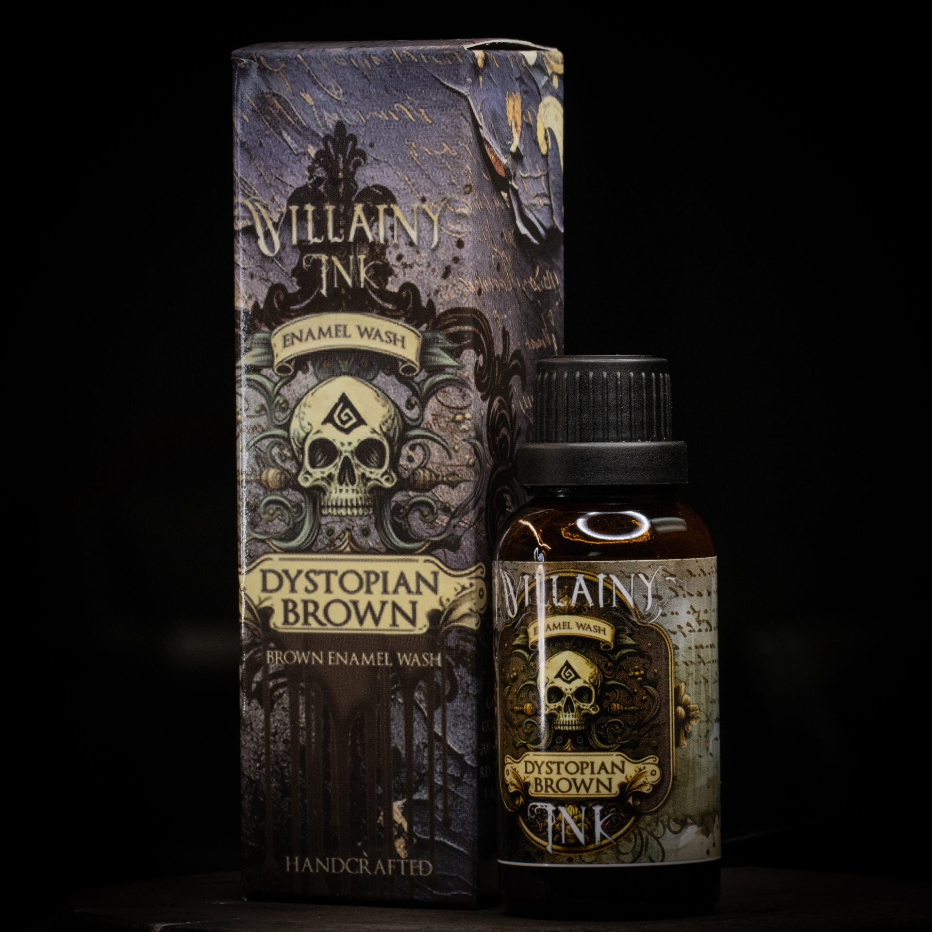Villainy Inks: Dystopian Brown – Enamel Wash