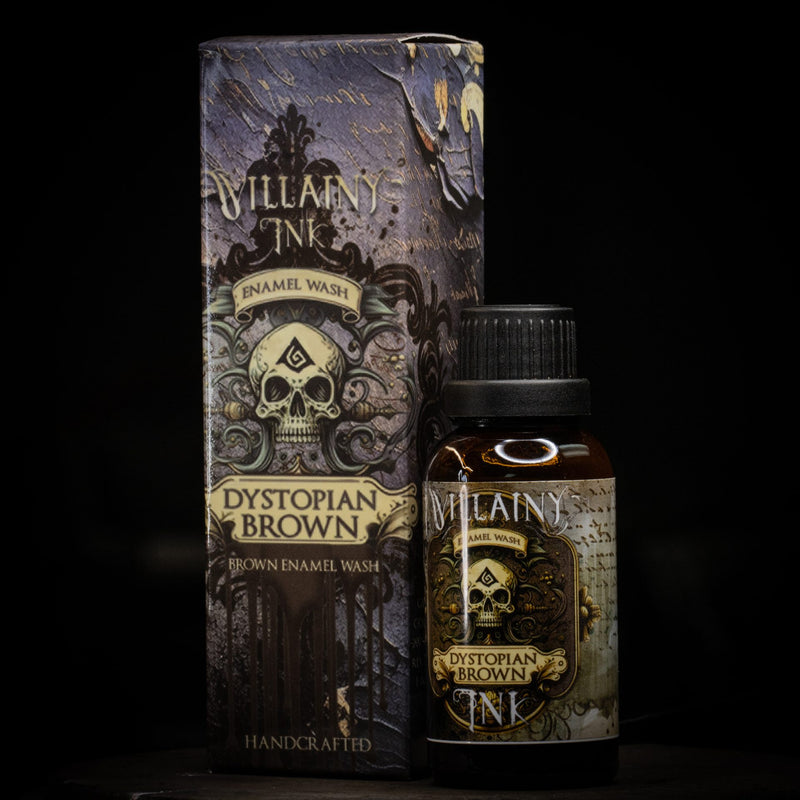 Villainy Inks: Dystopian Brown – Enamel Wash