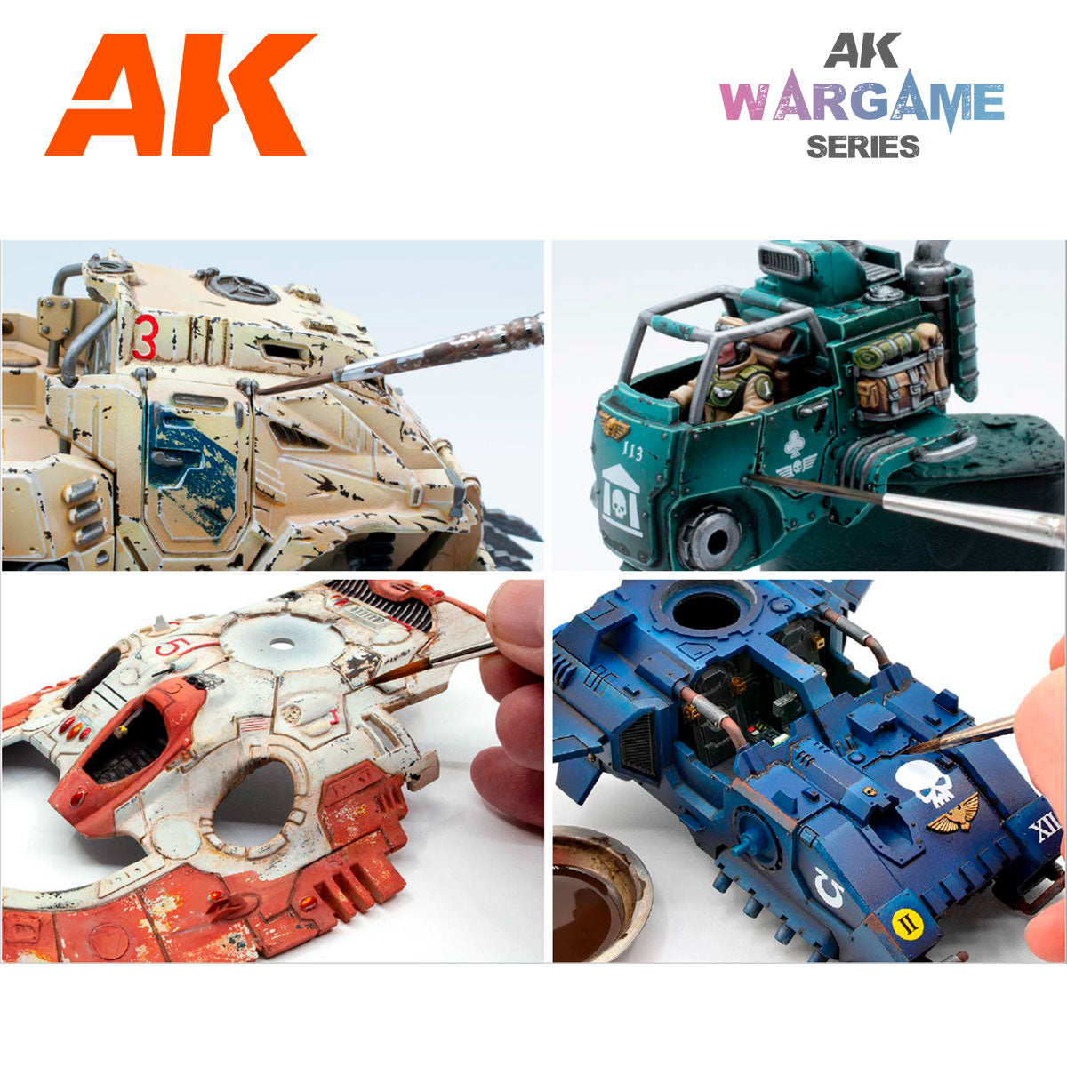 AK Interactive: Enamel Washes - Blue Grey 35ml