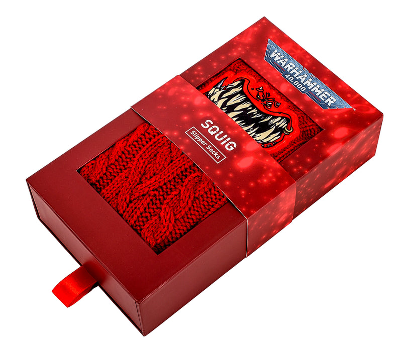 Warhammer: Red Squig Slipper Socks