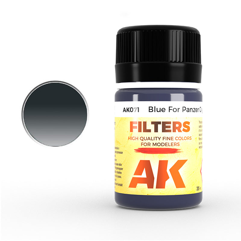 AK Interactive: Filters - Blue for Panzer Grey