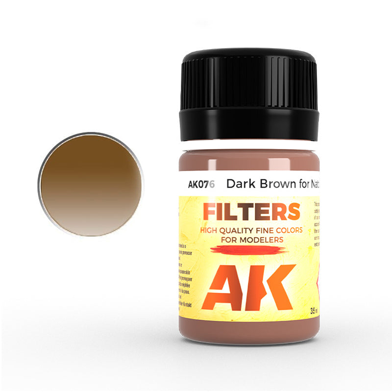 AK Interactive: Filters - Dark Brown for Nato and Green