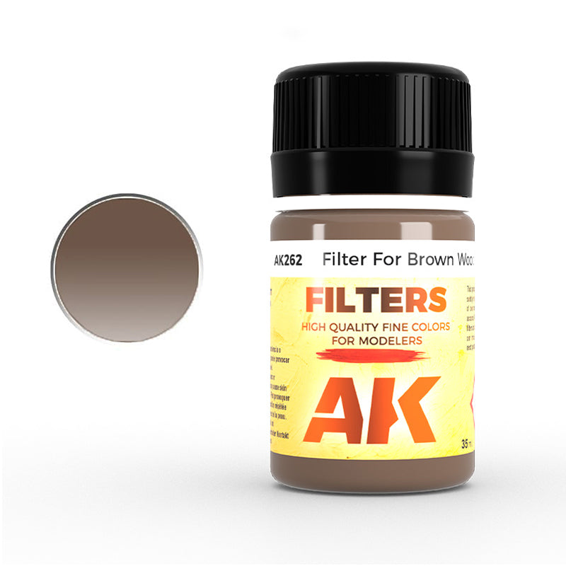 AK Interactive: Filters - Red Brown for Wood