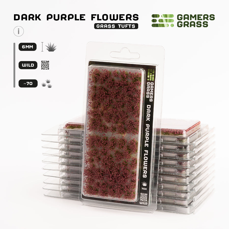 Dark Purple Flowers - LAST CHANCE TO BUY!