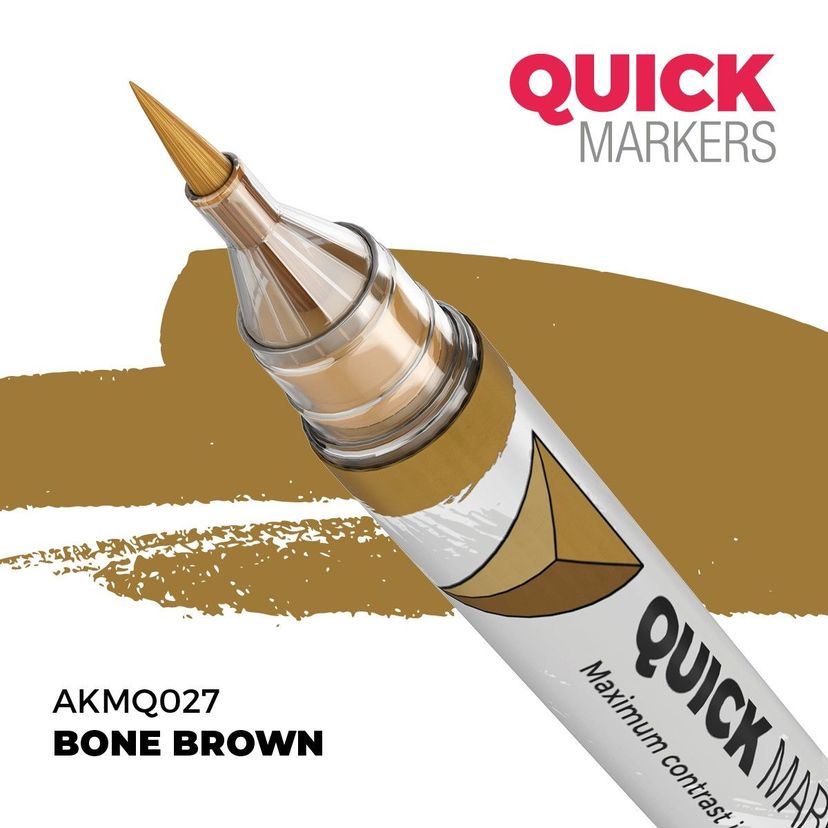 AK Interactive - Quick Markers: Bone Brown