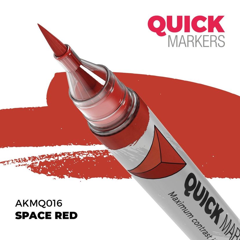 AK Interactive - Quick Markers: Space Red