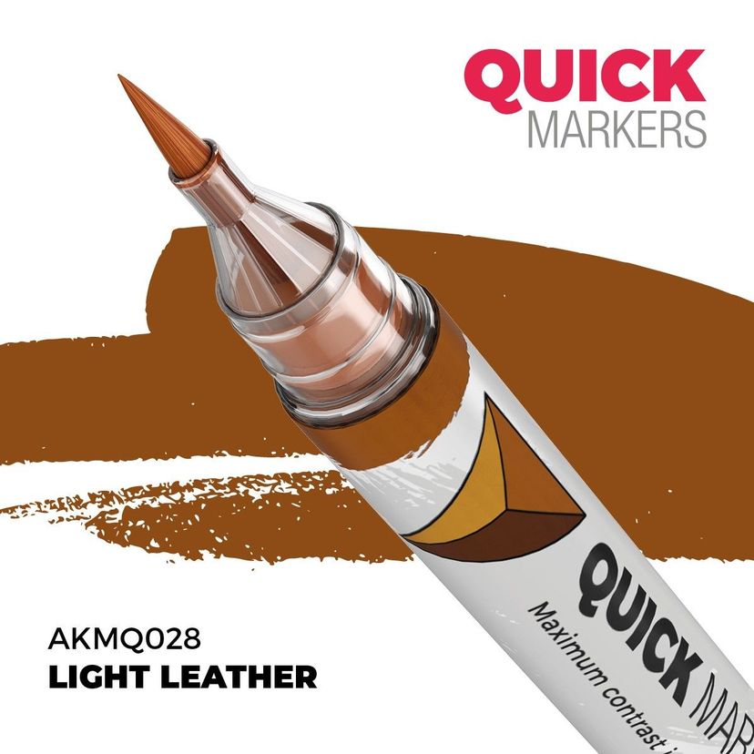 AK Interactive - Quick Markers: Light Leather