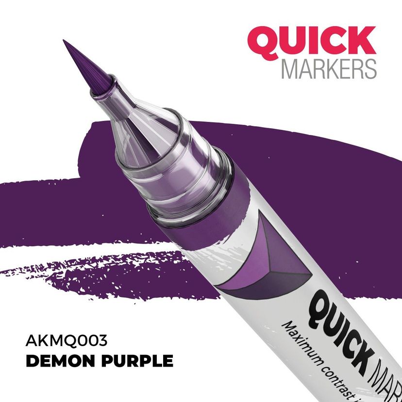 AK Interactive - Quick Markers: Demon Purple
