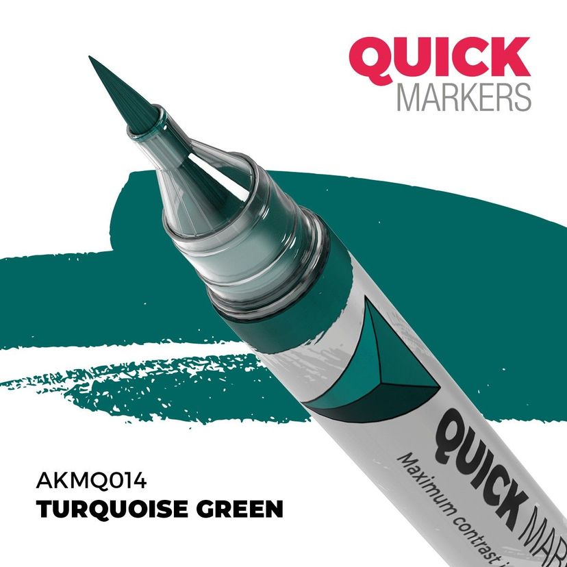 AK Interactive - Quick Markers: Turquoise Green