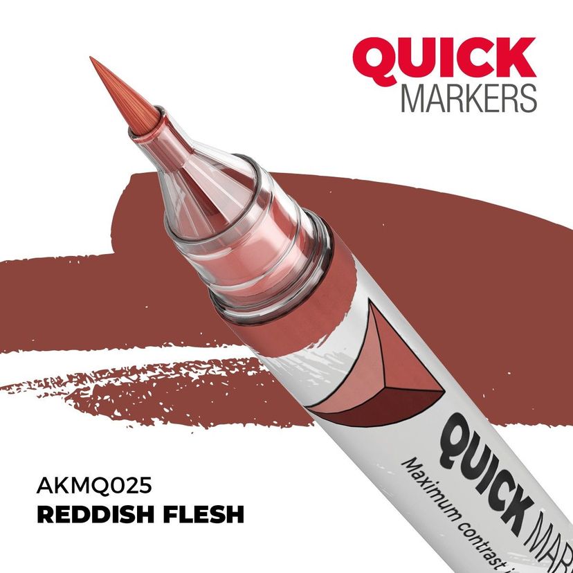 AK Interactive - Quick Markers: Reddish Flesh
