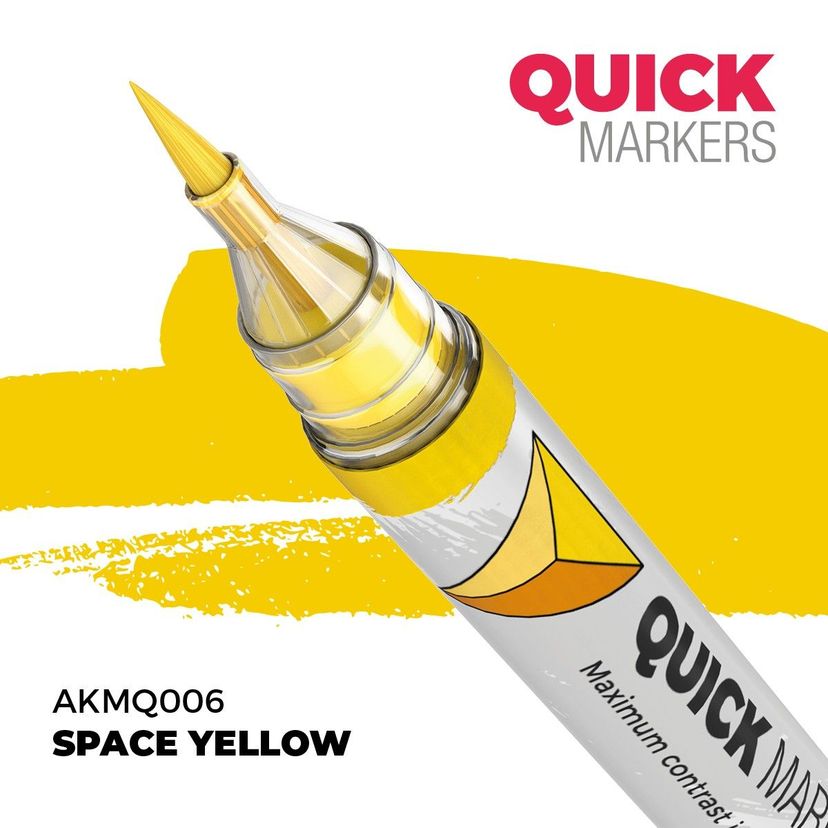 AK Interactive - Quick Markers: Space Yellow
