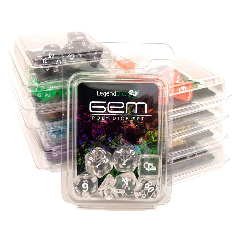 Legend Dice 16mm: Gem Set