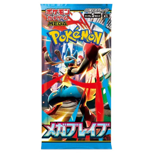 Pokemon TCG: Japanese Mega Brave (m1L) - Single Booster