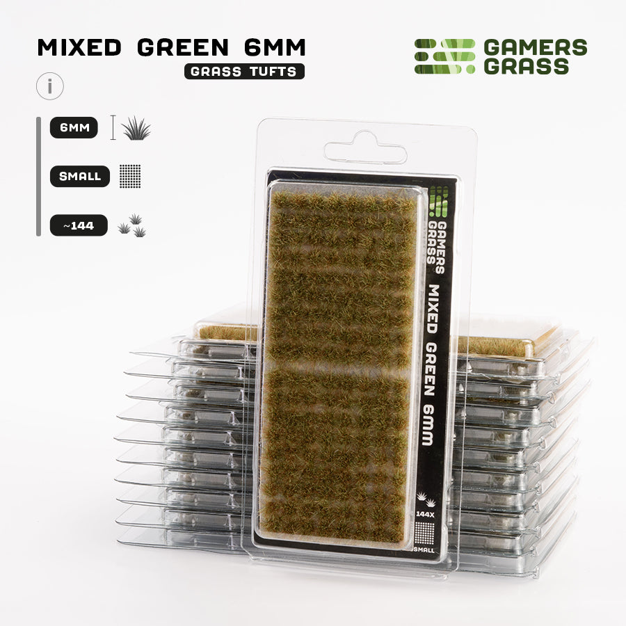 Mixed Green 6mm