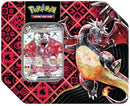 Paldean Fates 5-Booster Tin - (Great Tusk / Iron Treads / Charizard)