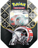 Paldean Fates Tin - (Charizard EX / Great Tusk EX / Iron Treads EX)